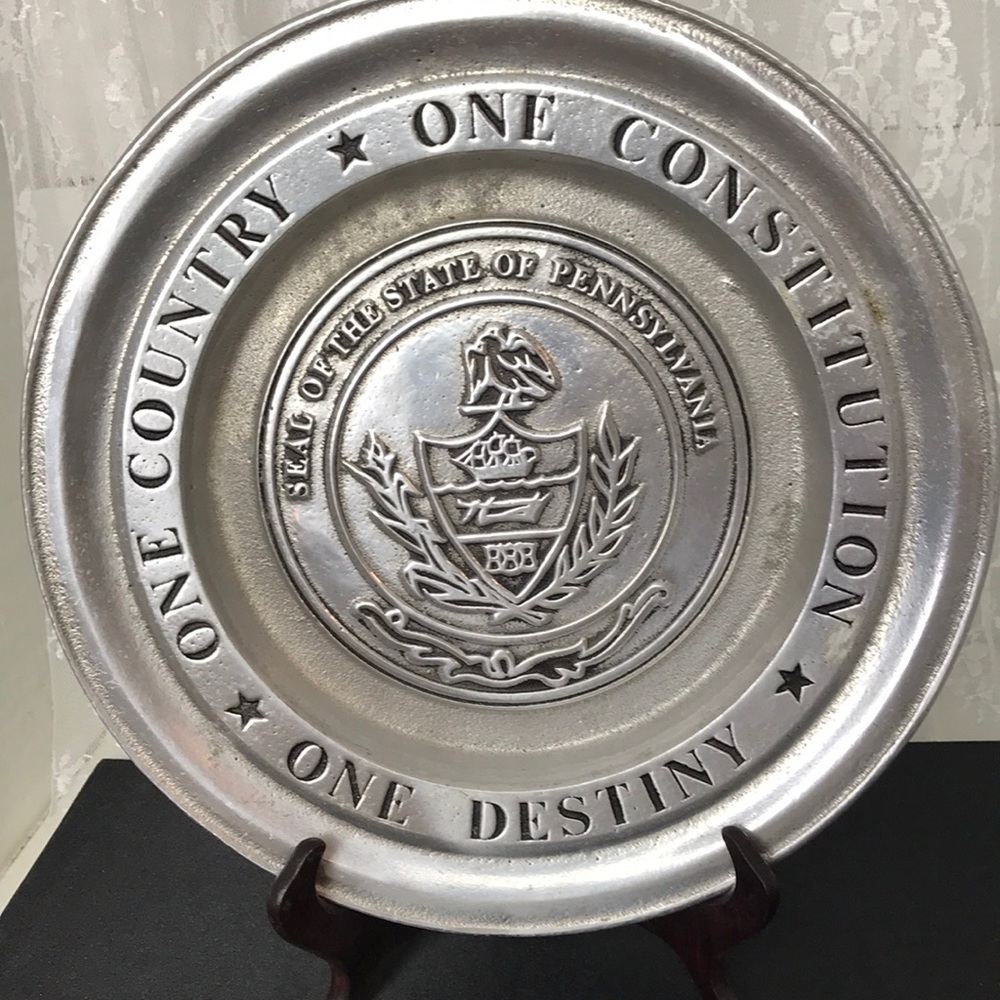 Vintage Pennsylvania Souvenir Serving Plate